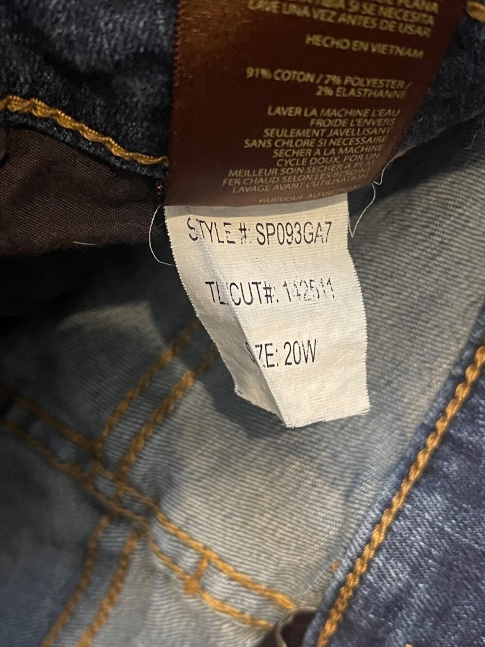 Kut from the Kloth Skinny Jeans Sz 20W - Picture 4 of 10